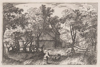 KG 02017
<br/>
Weg naar Heemstede (serie landschappen bij Haarlem)
<br/>
<em>Visscher, Claes Jansz. (1586/87-1652)</em>
